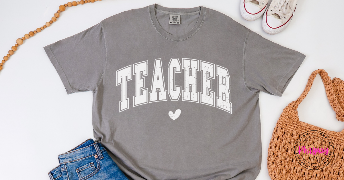 Teacher Appreciation Week graphic tee from KhryssyLLC perfect for celebrating educators in style