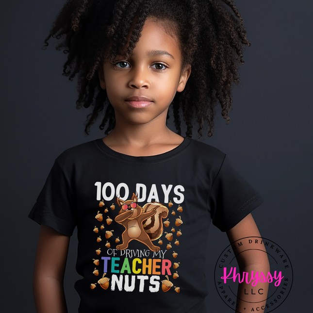 100 Days of Driving My Teacher Nuts Unisex Shirt
