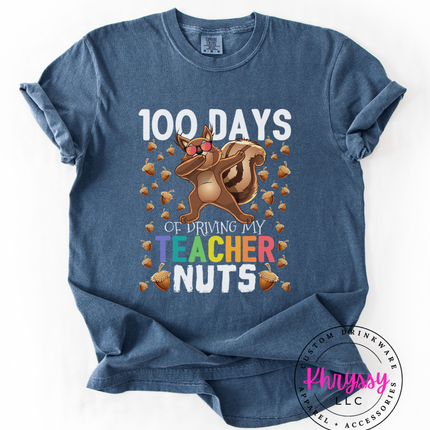 100 Days of Driving My Teacher Nuts Unisex Shirt