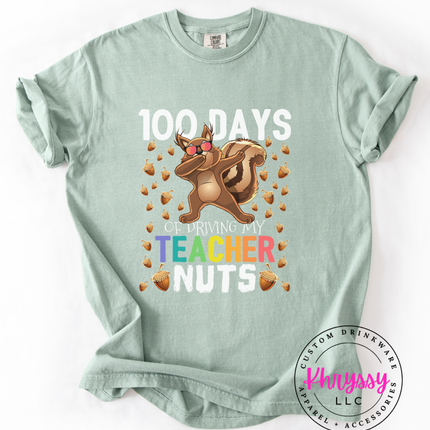 100 Days of Driving My Teacher Nuts Unisex Shirt