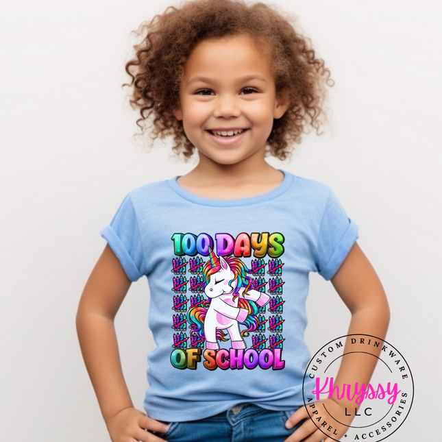 Magical 100 Days of School Unicorn Unisex Shirt