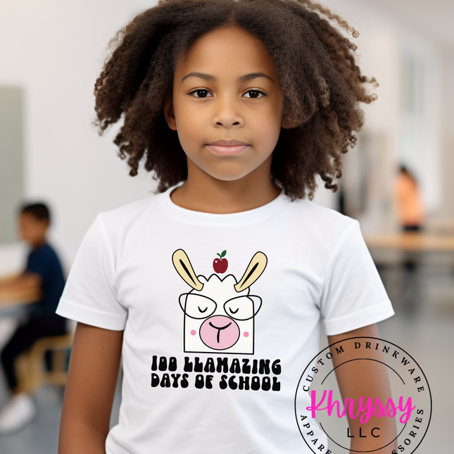 100 Llamazing Days Unisex Shirt