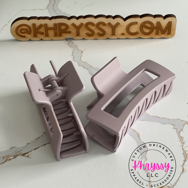 Light Mauve Claw Hairclip