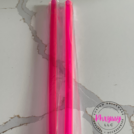 Hot Pink Straws for 20oz Tumbler