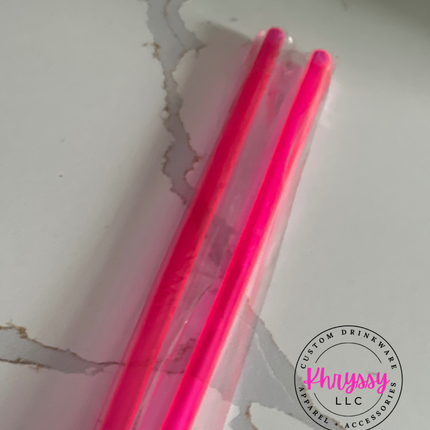 Hot Pink Straws for 20oz Tumbler
