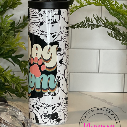 READY TO SHIP Woof-tastic 20oz Dog Mom Tumbler: Celebrate Your Canine Love in Style!