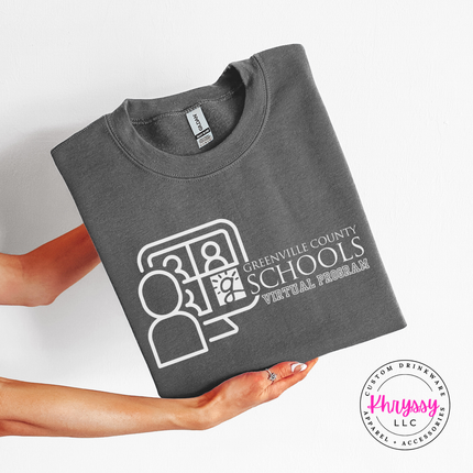 The Gildan Heavy Blend Cozy Crewneck Every GCS Virtual Educator Needs