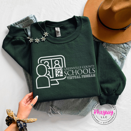 The Gildan Heavy Blend Cozy Crewneck Every GCS Virtual Educator Needs