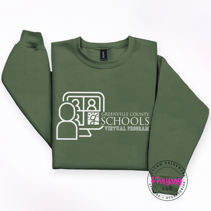 The Gildan Heavy Blend Cozy Crewneck Every GCS Virtual Educator Needs