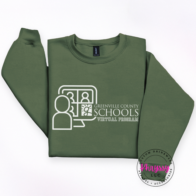 The Gildan Heavy Blend Cozy Crewneck Every GCS Virtual Educator Needs