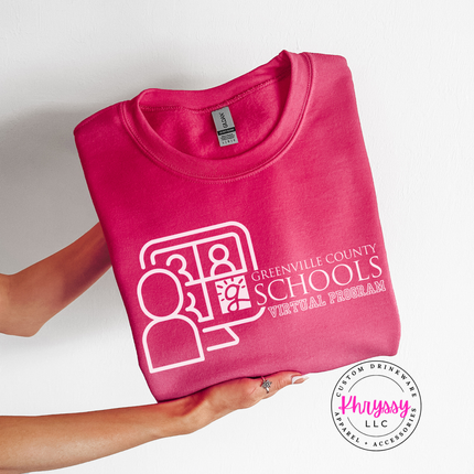 The Gildan Heavy Blend Cozy Crewneck Every GCS Virtual Educator Needs
