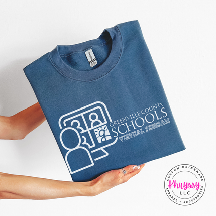 The Gildan Heavy Blend Cozy Crewneck Every GCS Virtual Educator Needs