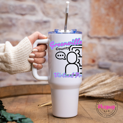 Personalized GCS Virtual Program 40oz Tumbler — Sip & Show Spirit