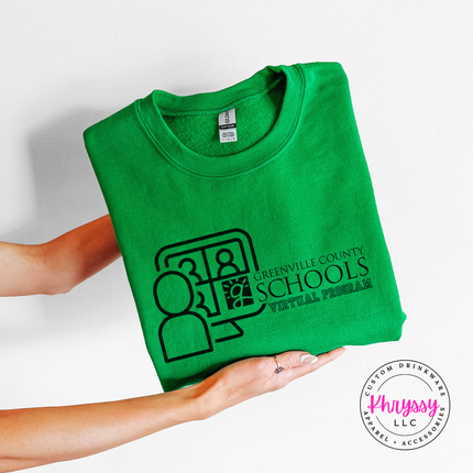 The Gildan Heavy Blend Cozy Crewneck Every GCS Virtual Educator Needs