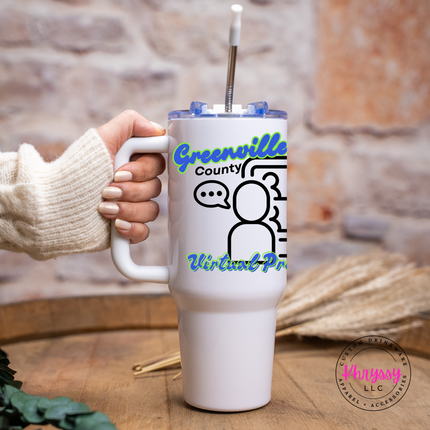 Personalized GCS Virtual Program 40oz Tumbler — Sip & Show Spirit