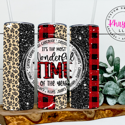 It's the Most Wonderful Time of the Year 20oz Tumbler with Straw