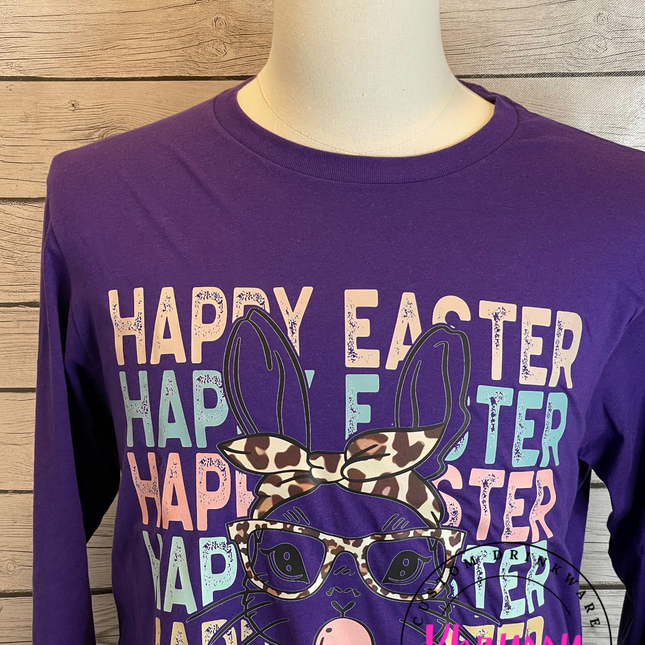 READY TO SHIP Triple Joy: Happy Easter Trio Print Unisex Shirt