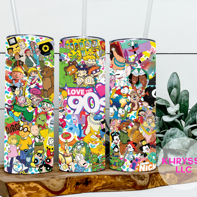 I Love the 90s Tumbler