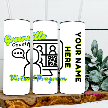 Personalized GCS Virtual Program 20oz Tumbler — Small Cup, Big Pride