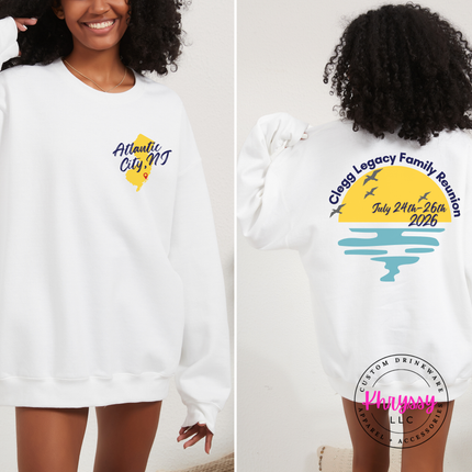Clegg Family Reunion Crewneck Sweatshirt | Atlantic City