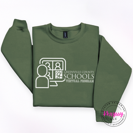 The Gildan Heavy Blend Cozy Crewneck Every GCS Virtual Educator Needs