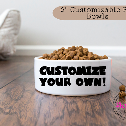 Create Your Own Dog Bowl