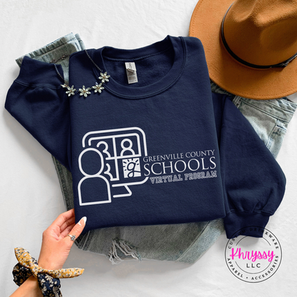 The Gildan Heavy Blend Cozy Crewneck Every GCS Virtual Educator Needs