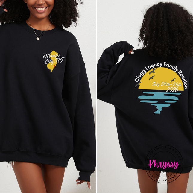 Clegg Family Reunion Crewneck Sweatshirt | Atlantic City