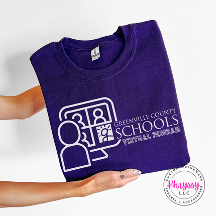 The Gildan Heavy Blend Cozy Crewneck Every GCS Virtual Educator Needs