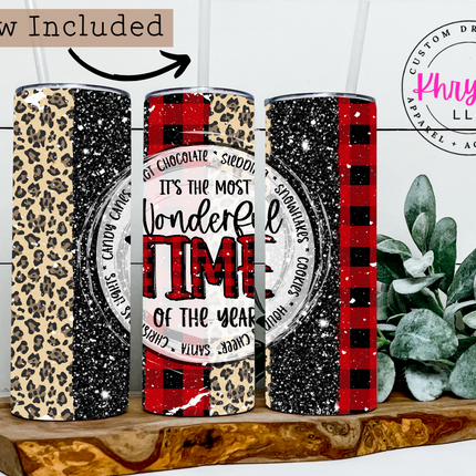It's the Most Wonderful Time of the Year 20oz Tumbler with Straw