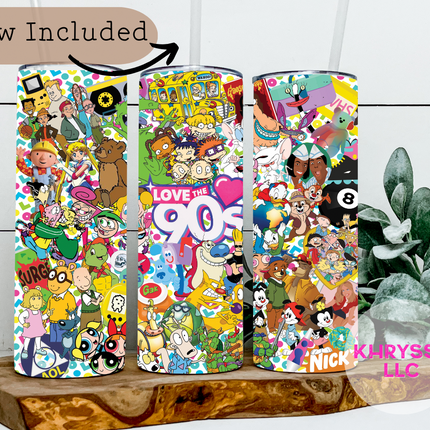 I Love the 90s Tumbler