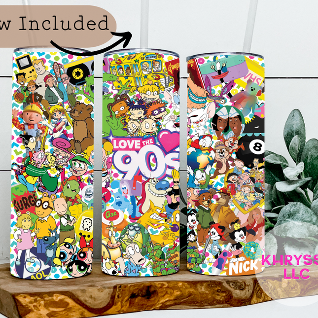 I Love the 90s Tumbler