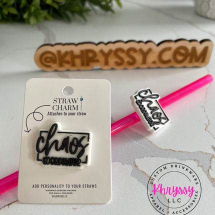 Chaos Coordinator Straw Charm