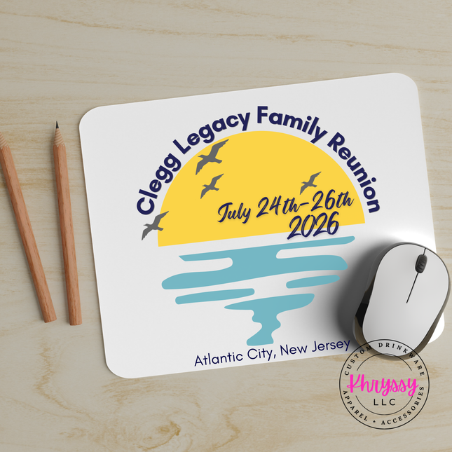 Clegg Family Reunion Mousepad | Atlantic City 2026
