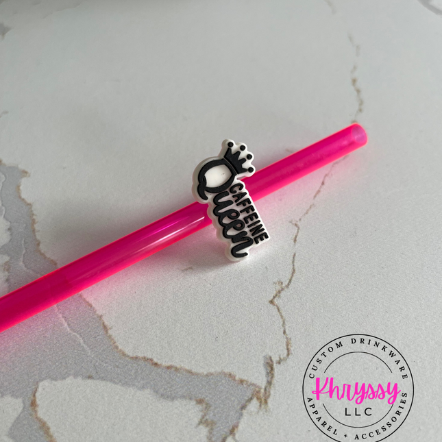 Caffeine Queen Straw Topper
