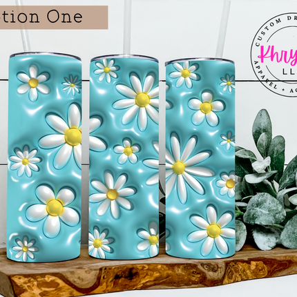 Daisy Dreamscape 20oz Tumbler with Straw