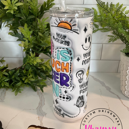 READY TO SHIP God is Bigger Than 20oz Inspirational Tumbler