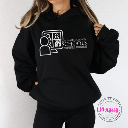GCS Virtual Program Hoodie — Hood Up, Focus On