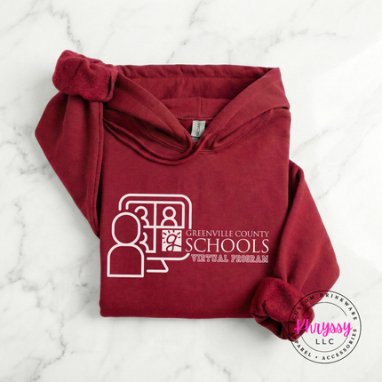 GCS Virtual Program Hoodie — Hood Up, Focus On