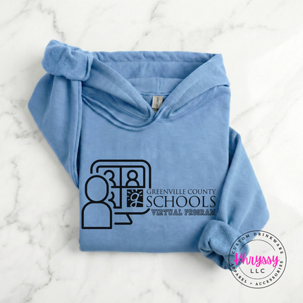 GCS Virtual Program Hoodie — Hood Up, Focus On