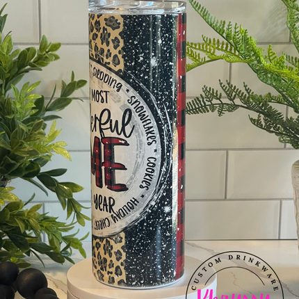 READY TO SHIP: It's the Most Wonderful Time of the Year Christmas 20oz Tumbler