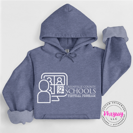 GCS Virtual Program Hoodie — Hood Up, Focus On