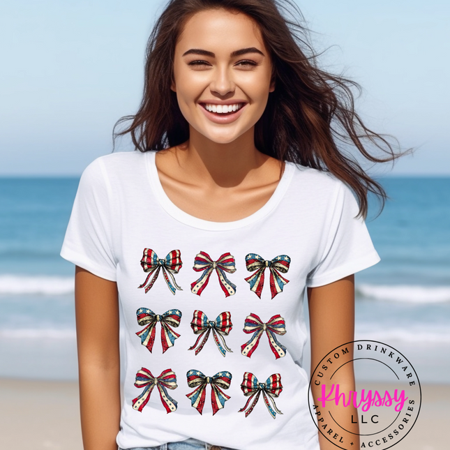 4th of July Coquette Unisex Shirt