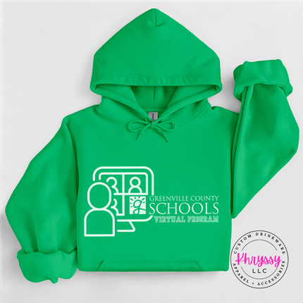 GCS Virtual Program Hoodie — Hood Up, Focus On