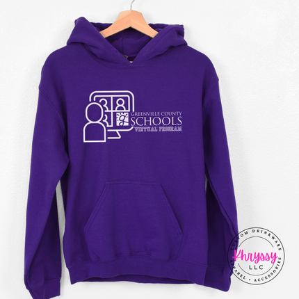 GCS Virtual Program Hoodie — Hood Up, Focus On