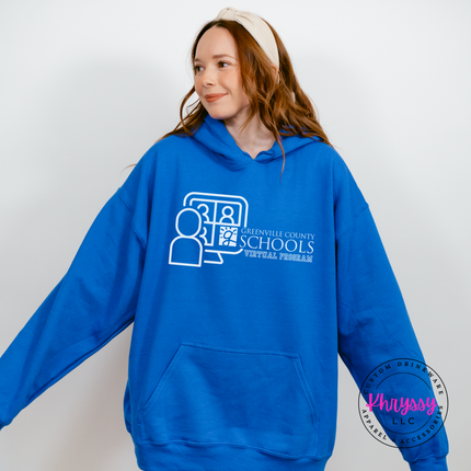 GCS Virtual Program Hoodie — Hood Up, Focus On