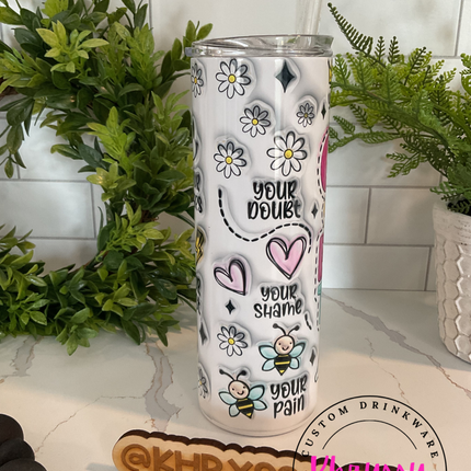 READY TO SHIP God is Bigger Than 20oz Inspirational Tumbler