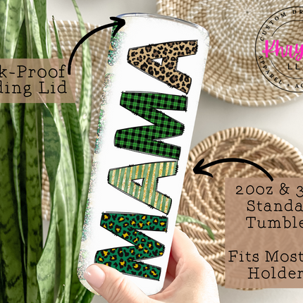 Mama's Lucky Charm 20oz Tumbler with Straw