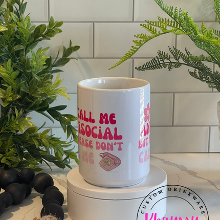 READY TO SHIP Antisocial Coffee Mug