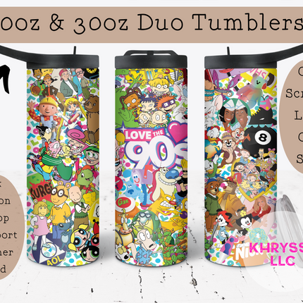 I Love the 90s Tumbler